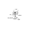 thumbnail image 3 of CRL N6534 7/8" Twin Nylon Wardrobe Roller for Acme, 3 of 3