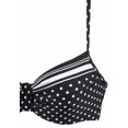 thumbnail image 5 of LASCANA LASCANA Women's Dotted Underwire Bikini Top Ruching, 5 of 6