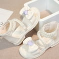 thumbnail image 4 of Liyamei Fashionable Soft Sole Roman Sandals For Kids White 20, 4 of 5