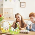 thumbnail image 4 of Cestas de Pascua con Asa, Cesta de Actividades de BúSqueda de Huevos de Pascua para Fiesta de Pascua de Papel para Manualidades Infantiles, Cestas de Regalos de Pascua, 4 of 5