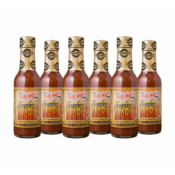 Marie Sharp's Smokin' Marie Habanero Pepper Sauce 5 oz. Case of 6