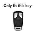 thumbnail image 2 of Car Key Case Cover Key Bag For Audi a1 a3 8v a4 b9 a5 a6 c7 q3 q5 q7 tt Holder Shell Auto Keychain Protect Set Accessories, 2 of 15