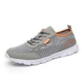 thumbnail image 6 of Pandaie Men's Running Shoes Lightweight Non Slip Walking Shoes Athletic Mesh Workout Casual Fashion Sneakers Grey 12, 6 of 7