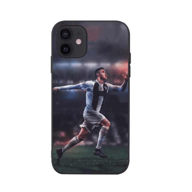 IPhone Étui de Téléphone 12 13 14 Mini Pro Max plus, Mode star du Football RONALDO Étui IPhone