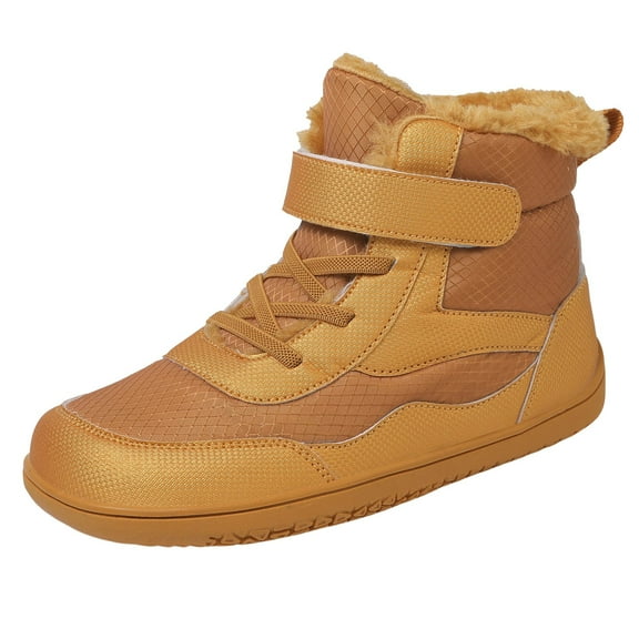 Gibobby Toddler Little Boys Girls Cowboy Boots Kids Western Square Toe Riding Mid Calf Boots,Brown,10.5-11 Y