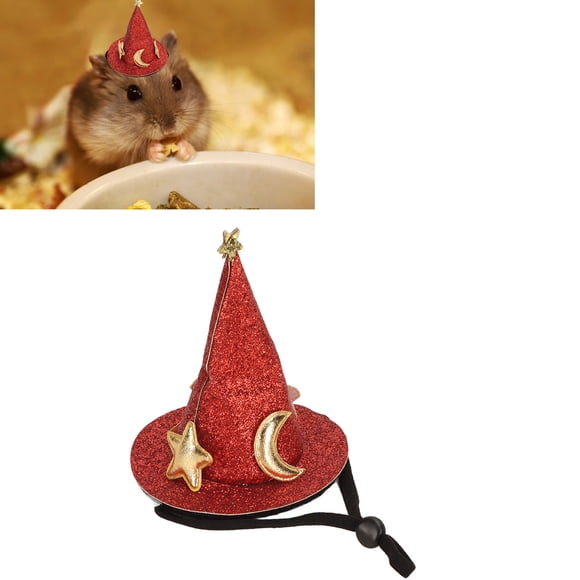Sombro de Hámster Sombreros de superficie para mascotas en animales Pequeños Con Correa para la Barbilla