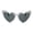 Black, variant on Heart Shape Sunglasses Love Heart Pearl Sunglasses for Women White Glasses Party Bride Sunglasses