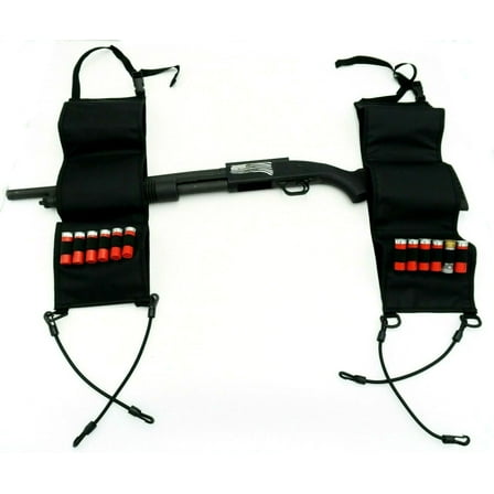 Back Seat Gun Holder Shotgun Truck Rack Vehicle Rack Car Hunting Rifle BLACK