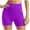 Purple, variant on WMTBSRSW Women Seamless High Waist Shorts Tummy Control Underwear Shorts Ribbed Gym Yoga Running Sport Active Exercise Fitness Shorts