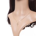 thumbnail image 3 of Collar con cruz de circonita cuadrada de estilo hip hop, colgante con personalidad punk de estilo europeo y americano para hombres y mujeres, accesorios para parejas, 3 of 4