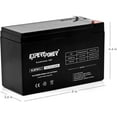 thumbnail image 2 of ExpertPower 1270 12V 7Ah Fully Sealed SLA with Advanced Glass Mat Technology AGM Lead Acid Battery, 2 of 5