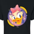 thumbnail image 3 of Disney - Daisy Circle - Juniors Cropped Cotton Blend T-Shirt, 3 of 5