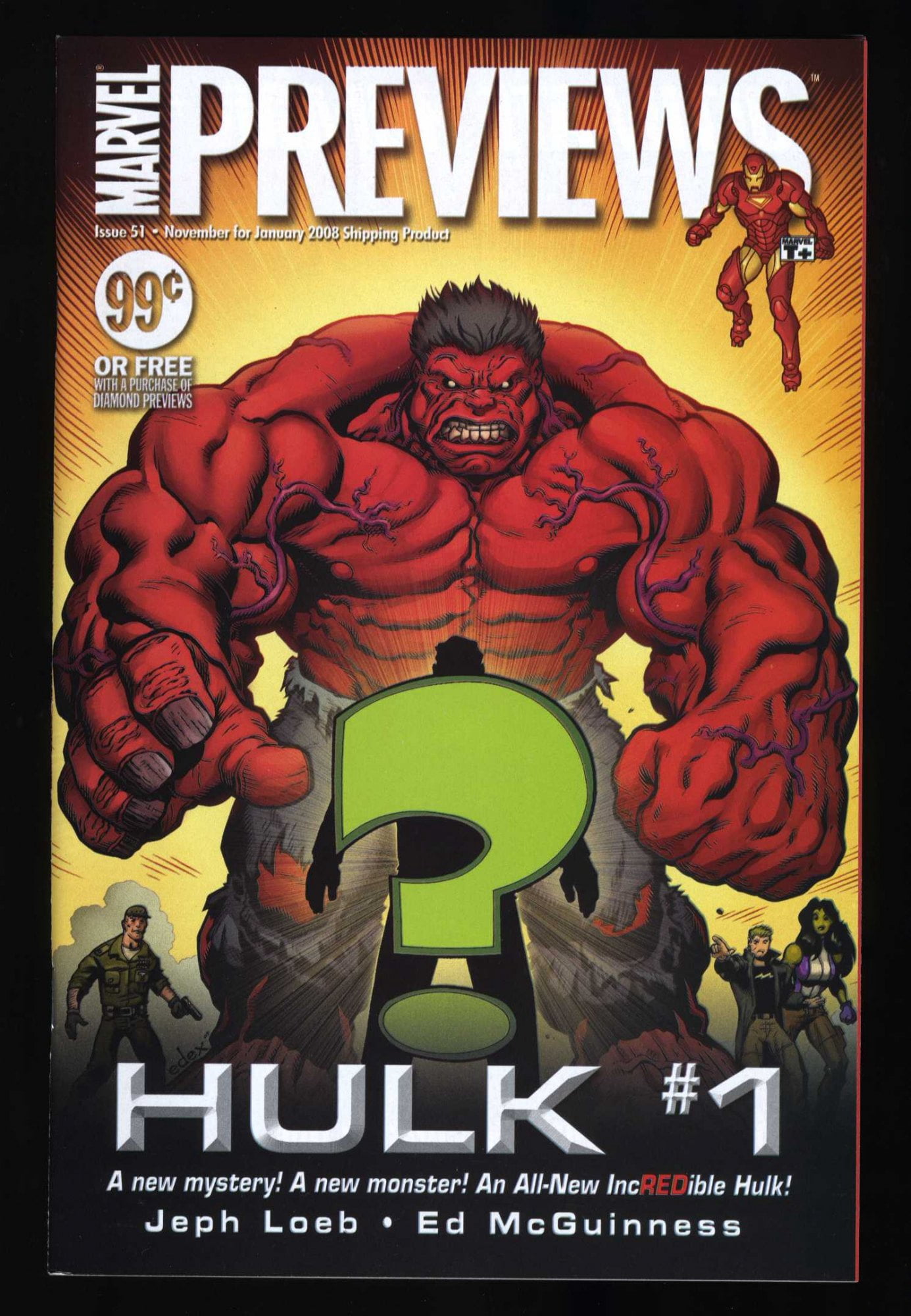 Cover of Marvel Previews #51