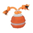 thumbnail image 4 of Pelota de entrenamiento para perros con cuerda, juguete para perros, pelota recargable, interactiva para viajes Naranja, 4 of 9
