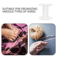 thumbnail image 4 of Miangastore 5 Pcs Empty Plastic Spools Ribbon Spools Thread String Bobbin Wire Weaving Bobbin Craft Spools For Embroidery And Sewing Machine Transparent, 4 of 8
