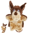 thumbnail image 1 of Shisuyan Adorable Cartoon Animal Hand Puppet Parent Kid Interactive Hand Toy Plush Wolf Hand Puppet, 1 of 8