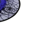 thumbnail image 3 of BRGZLK Adults Halloween Witches Hat Halloween Spider Web Wide Brim Pointed Witch Hat Festival Party Costume Hats, Witch Costume Accessories Blue Free Size, 3 of 4