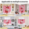 thumbnail image 5 of Valentine's Day Kitchen Curtains Window Panels, Romantic Pink Love Letter Cute Insulated Window Treatment Curtain, Grommet Curtains for Bedroom/Living Room/Bathroom, 2 Piece 52"Wx84"L, 5 of 8