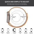 thumbnail image 4 of Wristitani Apple Watch Bands 38mm 40mm 41mm 42mm 44mm 45mm 49mm, iWatch Bands Compatible with iWatch Series for Gift, Business, Party and Daily Style Matching Rose Gold 49mm, 4 of 9
