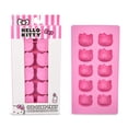 thumbnail image 1 of Bandeja para cubitos de hielo Sanrio Hello Kitty de silicona rosa, 10 cubos, 1 of 8