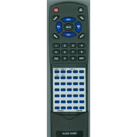Replacement Remote for Toshiba CT-842,72790333, 15DL72