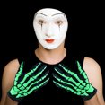 thumbnail image 2 of Halloween Gloves Creative Skeleton Pattern Costume Gloves Costume Prop for Kids, 2 of 5