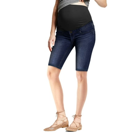 

Super Comfy Stretch Women s Skinny Maternity Bermuda
