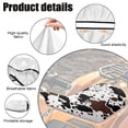 thumbnail image 6 of Garronmavis Brown Cow Print 23×10 Inch ATV Seat Cover Waterproof Non-Slip Four Wheeler Seat Cover Compatible with Polaris Sportsman Polaris Scrambler Honda Rancher, 6 of 7