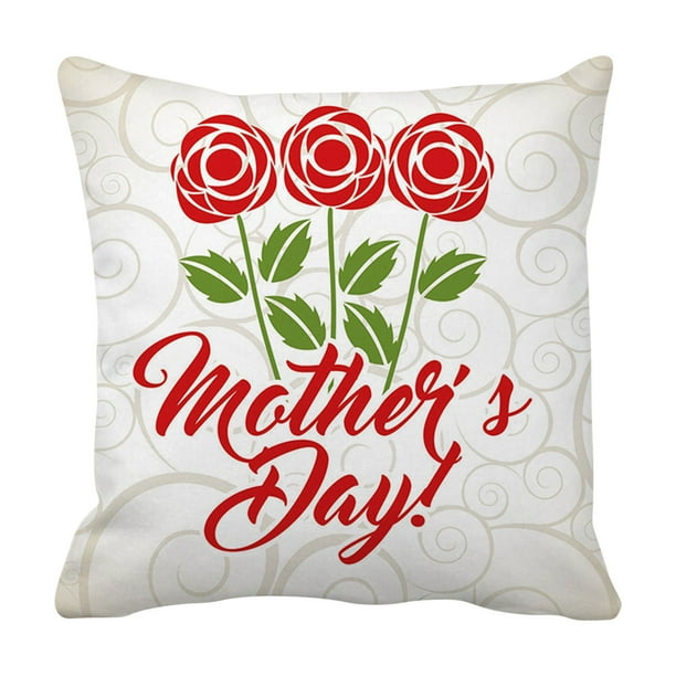 Fiudx Ofertas del día Funda de almohada para el día de la madre, funda de sofá, funda de cojín, decoración personalizada para el hogar