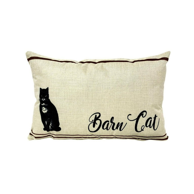 Cat themed throw clearance pillows