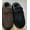 Black, variant on Men's Slippers Warm Memory Foam Home Shoes Anti-Slip Comfortable Winter Home Slippers