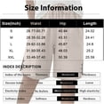 thumbnail image 3 of Bermuda Shorts for Women Cotton Linen Summer Casual Wide Leg Knee Length High Waisted Long Shorts with Pockets Beach Outfits Army Green XL, 3 of 7