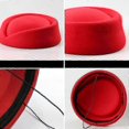 thumbnail image 2 of Vintage Beret Hat for Flight Attendant Uniform Stylish Retro Caps for Women, 2 of 5