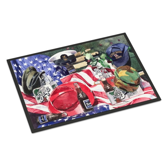 Barq's and Armed Forces Door Mat Doormat