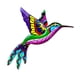 thumbnail image 2 of 2 uds colibrí hecho decoración de pared escultura pájaro adornos para para hogar, 2 of 9