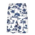 thumbnail image 5 of BaoFuBaoMei Mens Quick Dry Swim Shorts with Liner Big and Tall Printed Drawstring Shorts Beach Vacation Swim Trunks with Pockets, 5 of 6
