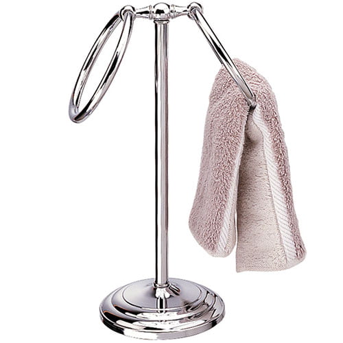 Neu Home Countertop Towel Stand Chrome, Vanity Top Hand Towel Stand