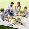 thumbnail image 4 of Colorful Of Birds Beach Blanket Outdoor Picnic Blanket 78"x 78" Waterproof Foldable for Beach Camping Travel Hiking Grass Lawn Park, 4 of 5
