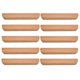 thumbnail image 1 of 10pcs manijas de tirón de madera del armario de la perilla de la puerta 128mm kaili Sencillez, 1 of 2