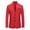 Red, variant on Honeeladyy Mens Blazer Jacket Slim Fit Solid Color Formal Blazer Suit Jacket Red L