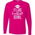 thumbnail image 3 of Inktastic Flag Football Girl Long Sleeve T-Shirt, 3 of 5