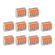 thumbnail image 5 of Conector De Bloque De Terminales, Abrazadera De Bloque De Alambre Terminal De Abrazadera Conector De Cable Duro Flexible 10 Piezas Estructura Estable Para Conector De Cable Para La ANGGREK JA1010, 5 of 8