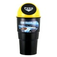 thumbnail image 1 of Car Mini Garbage Bin ABS can car Plastic Trash Rubbish Storage Box Bucket Trash Can Automotive Accessory, 1 of 8