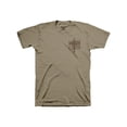 thumbnail image 6 of Kerusso Unisex Short Sleeve Casual T-Shirt, The Cross, Khaki, XL, 6 of 9