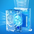 thumbnail image 3 of Ventilador Con Clip para Cintura Ventilador Personal Recargable 5000 MAh Con Banco (azul Claro), 3 of 9