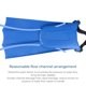 thumbnail image 2 of Aletas De Natación Tpr Snorkeling Foot Flippers Cómodas Aletas De Buceo Portátiles Ajustables Para Adultos Principiantes Natación Advancent BA000750-03, 2 of 5