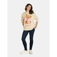 thumbnail image 2 of Self Esteem Women’s Mineral Washed Graphic Sweatshirt, Sizes S-XL, 2 of 5