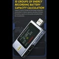 thumbnail image 3 of justharion Universal USB Mobile Phone Charger Tester Power Supply Portable Voltmeter Ammeter Detector Measuring Tool Testing Device Black Type 2, 3 of 9