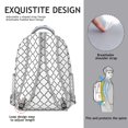 thumbnail image 5 of Geometric Shapes Texture College Backpack, Durable Laptop Bookbag for School Students, Work & Travel, Large Capacity Daypack with Organizer, Great Gift, 5 of 6