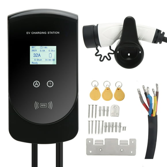 EV Charging Wall Unit,Type 2 Wallbox EV Electric Car Charger Electric Car Charging Point Custom Engineered